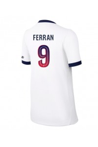 Paris Saint-Germain Ferran Torres #9 Jalkapallovaatteet Naisten Vieraspaita 2026-27 Lyhythihainen